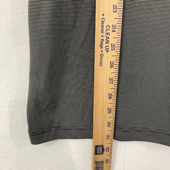 Callaway size XL Gray Striped Opti-Dri Short Sleeve Active Polo Shirt - Picture 5 of 10